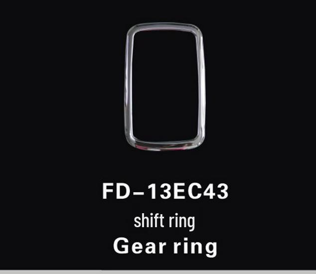Ford Ecosport Automatic Gear Panel Sticker & Shift Decoration Ring