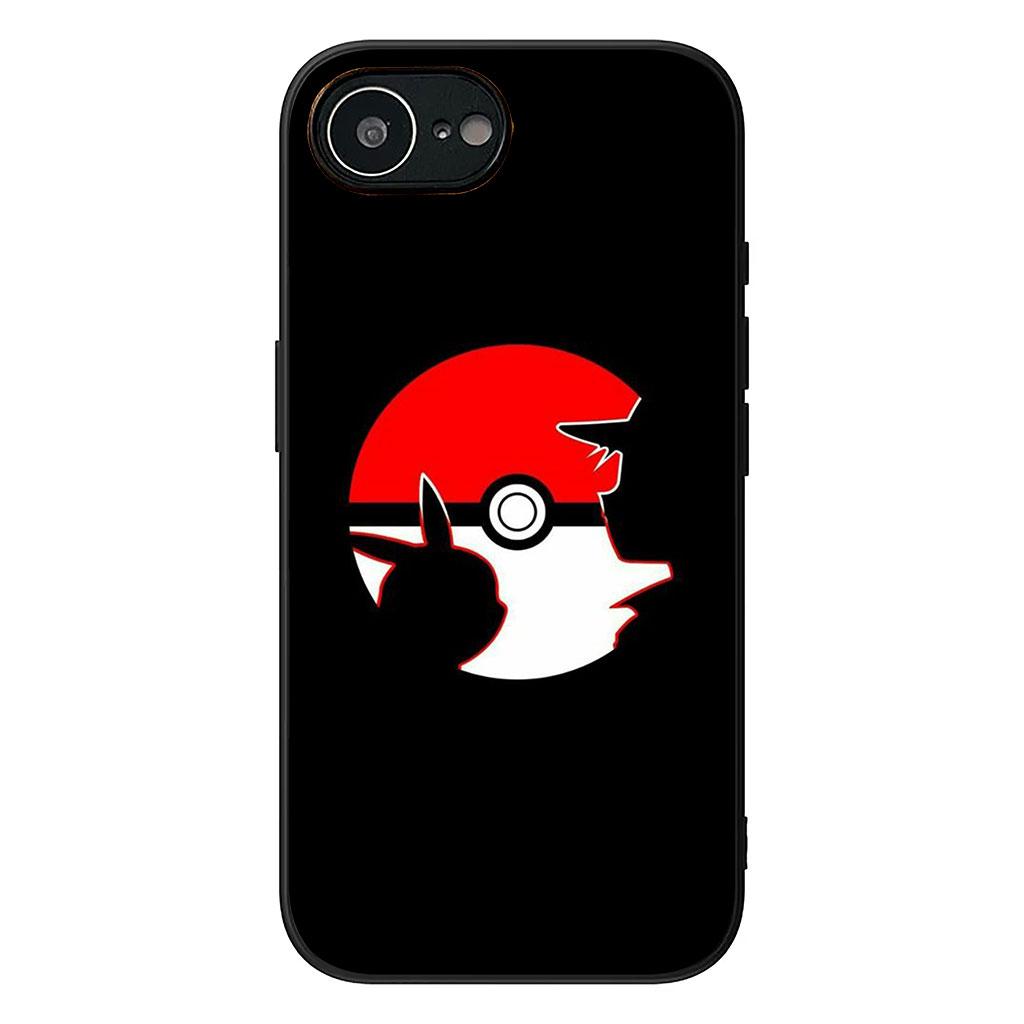 Cover for Apple iPhone 17 16 11 Pro XS Max XR 6 7 8 Plus 16E SE 2020 Air 5 SE2 Phone Case Cute P-Pokemons Cartoon P-Pikachus