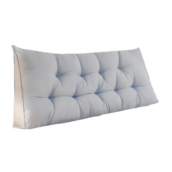 Headboard Triangle Pillow Wedge Backrest Pillow with Removable Cover Headboard Daybed Back Cushion for Reading Sitting Working Bedroom Dorm