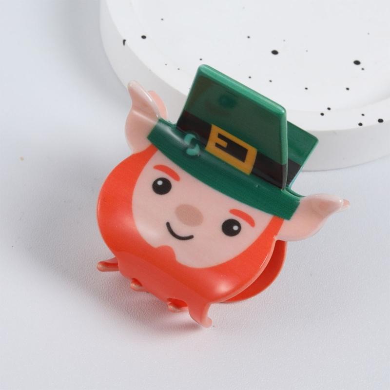 StPatricks Shamrock Hair Claw Clip Funny Claw Clip Hair Banana Barrettes NonSlip Girl Hair Clip PonytailClamp for Women
