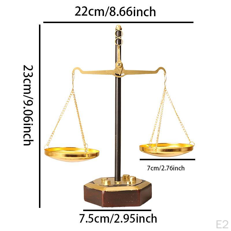 Scale Jewelry Display Desktop Balance Art Centerpiece Stand Home Furnishings for Keys