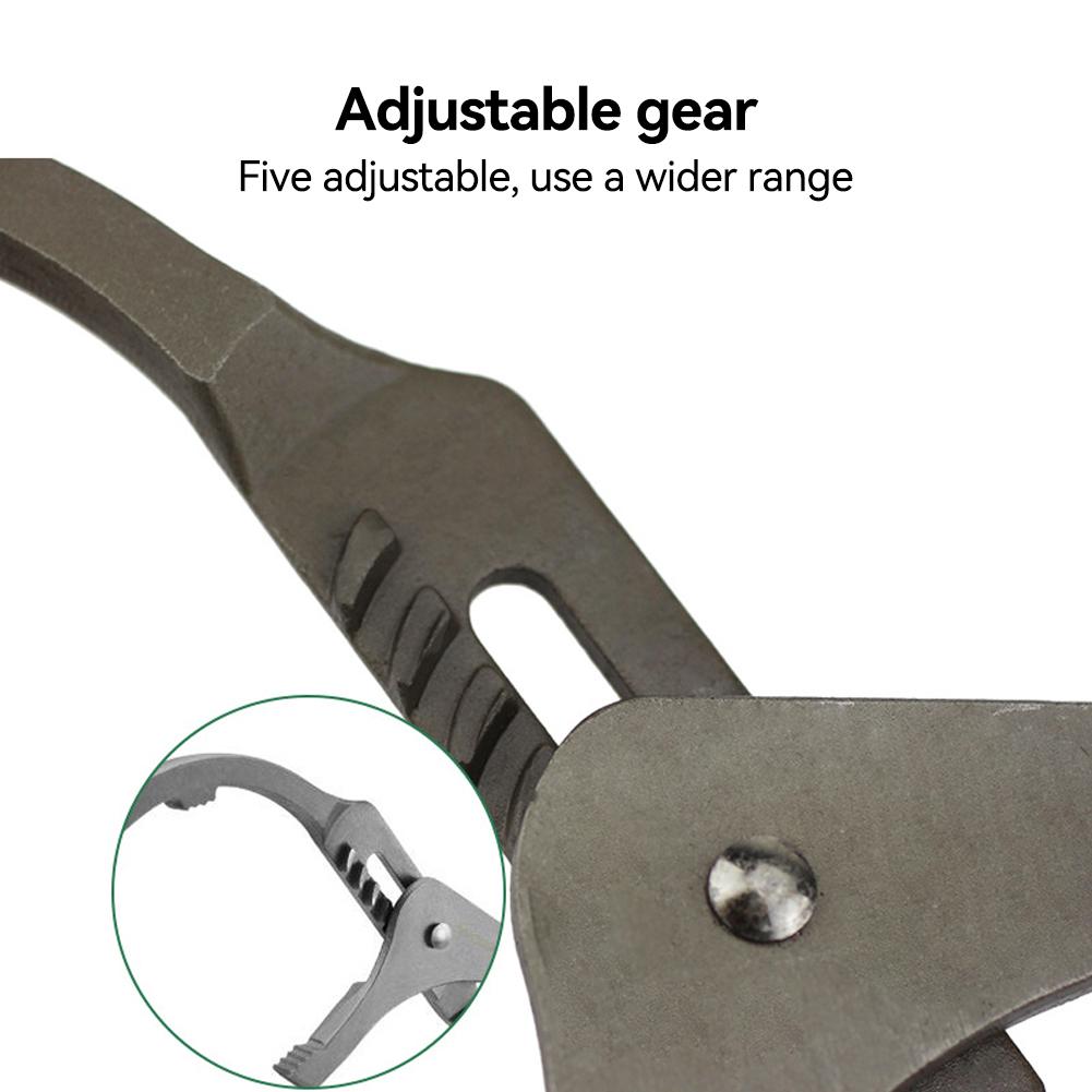 9"/12" Adjustable Steel Car Oil Filter Pliers Clamp Type Wrench Hand Tools Oil Filter Filter Removal Tool