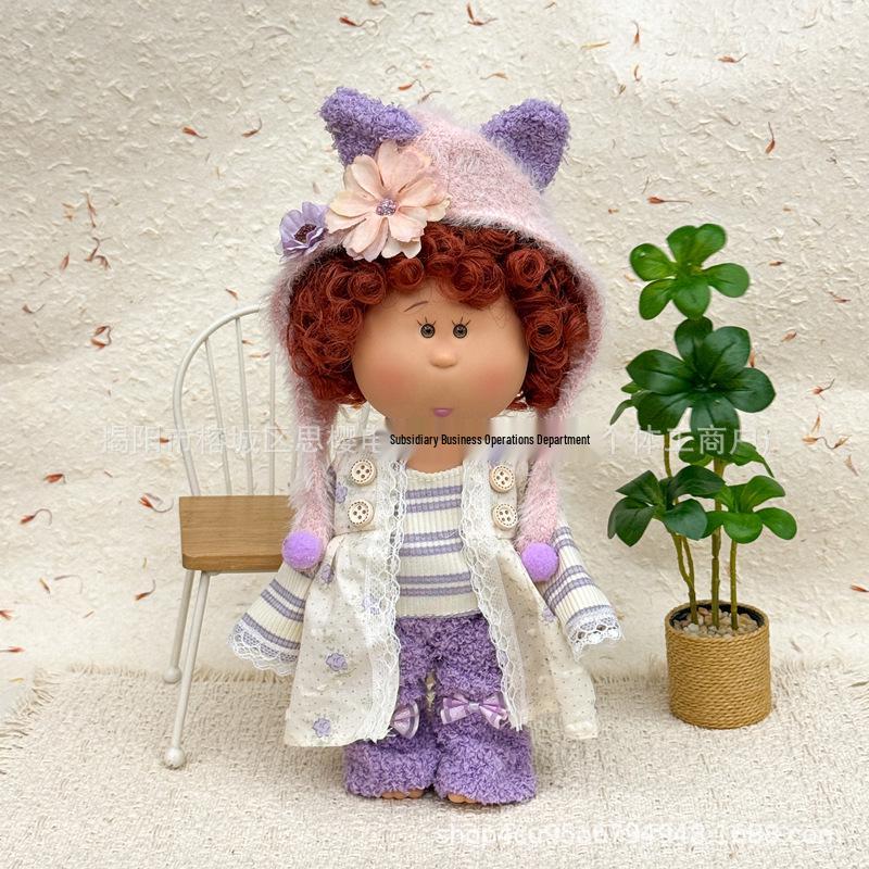 24cm Spanish Mia Potato Doll Dress-Up Set with Plush Outfit