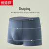 Hengyuanxiang Men's Plus Size Ice Silk Boxer Briefs