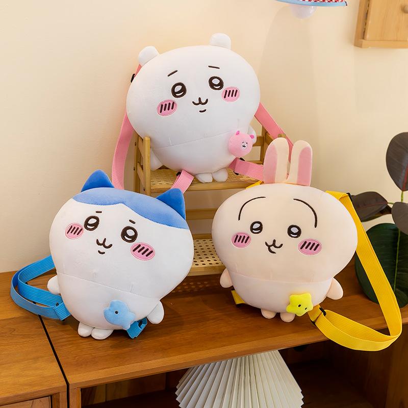 New Xiaobaji Yiwusachi Backpack Children's Schoolbag Girls Mobile Phone Bag Plush Toy Doll