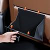 Magnetic Hanging Car Garbage Bag PU Leather Waterproof Trash Can Accessories Back Seat Storage Pocket Leak-proof