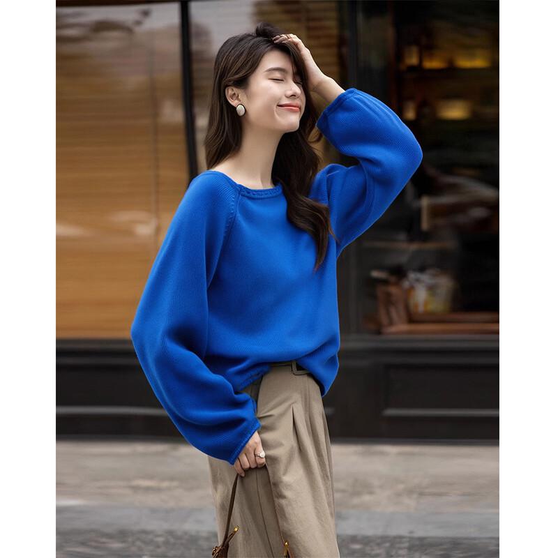 Mocana Women's Relaxed Lamb Wool Long Sleeve Sweater