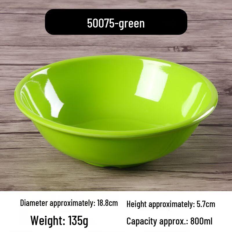 Зеленые меламиновые миски под фарфор, коммерческие (10-Pack)