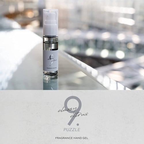 Nine Dots Puzzle Fragrance Hand Gel, 30ml, Citrus Green Scent, Portable, Alcohol-Containing, Men's Gift