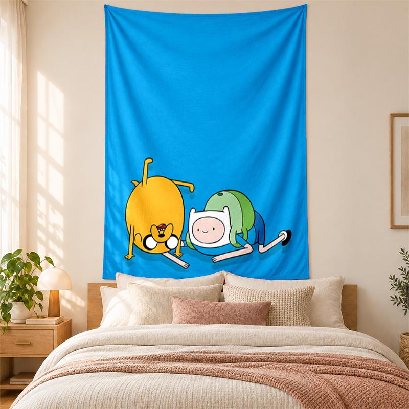 Adventure Time Tapestry Highquality for Decorating Living Room Bedroom Dorm Walls Ideal As Bedroom Wallart Orholiday Gift