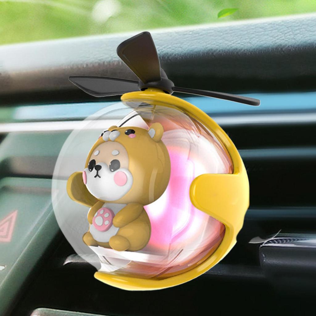 Car Aromatherapy Diffuser Auto Air Outlet Perfume Clip  With Atmosphere Light Automotive Interior Supplies Air Freshener