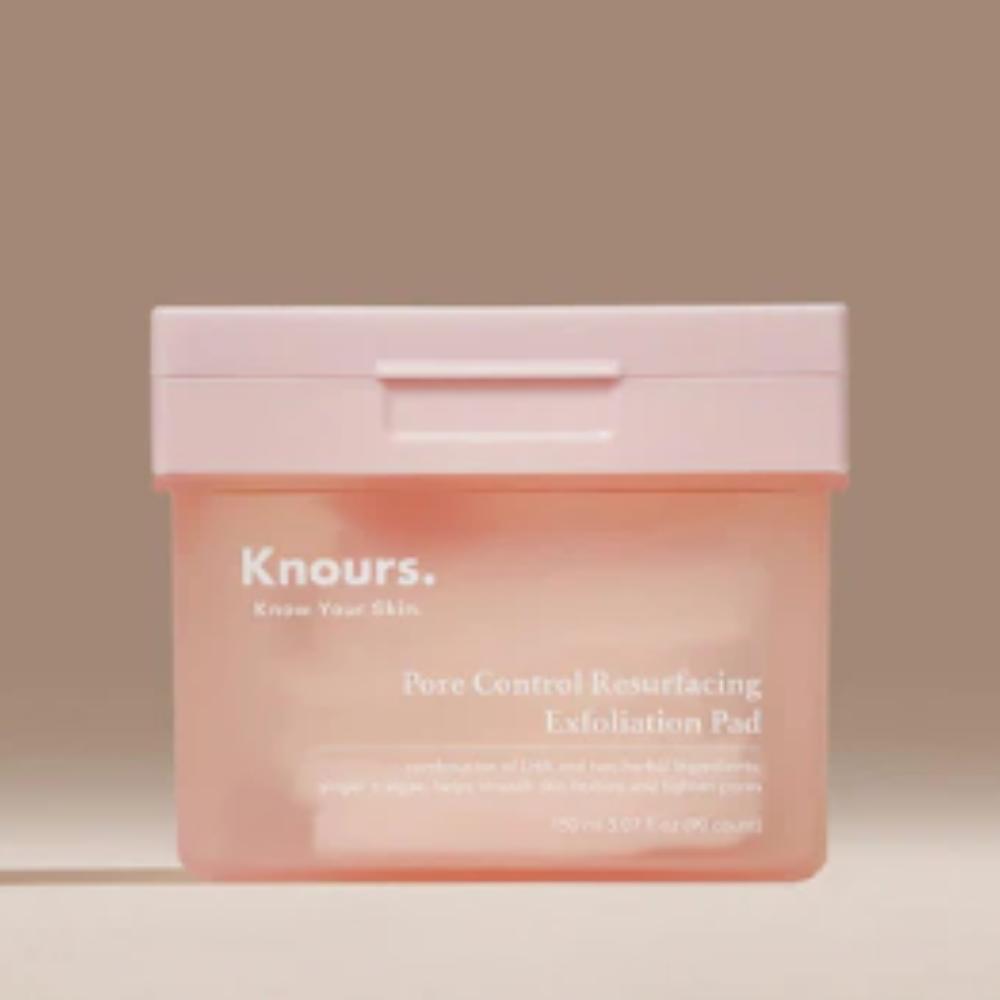 KNOURS / Pore Control Resurfacing Exfoliation Pad / 90pads / Sebum & Texture Control / Made In Korea