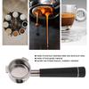 Coffee Portafilter Stainless Steel Bottomless 54mm 3 Ears Coffee Machine Accessories for Breville 8 Series Black/White