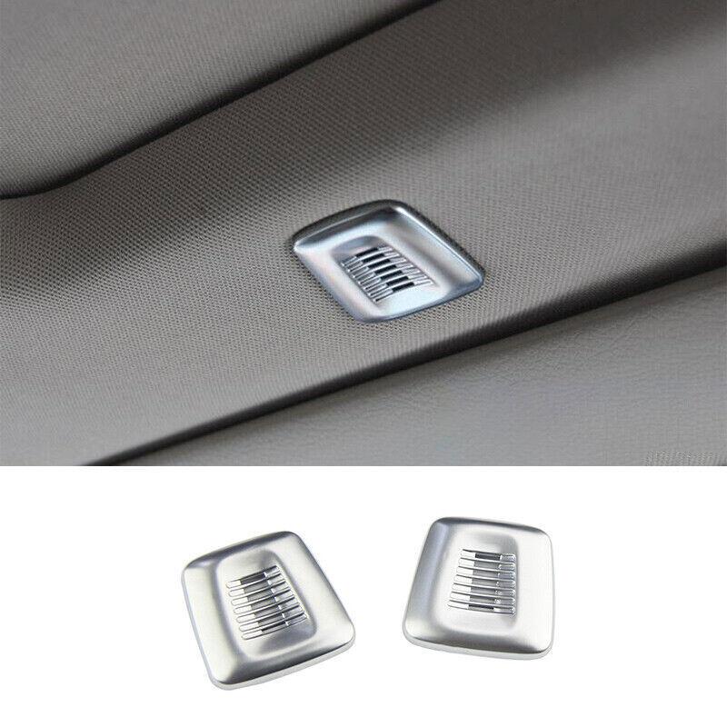 For BMW X3 F25 X4 F26 2011-2016 2017 ABS Silver Car Roof Microphone Cover Trim