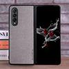 Fall für Samsung Galaxy Z Fold 6 Coque Luxus Textil Leder Abdeckung Funda für Samsung Galaxy Z Fold 6 Fall Capa