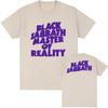 Black Sabbath Master of Reality T-shirt Summer Cotton Short Sleeve Tshirts Grunge Rock Band Fashion T Shirt Men Women Clothing