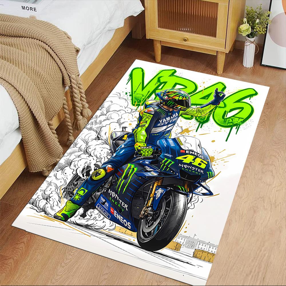 Rider Gear Floor Rug Office Rug Perfect for Playrooms Outdoor Study Room Dormitory Antislip Carpet Anime Office Decor Wedding Party Gift