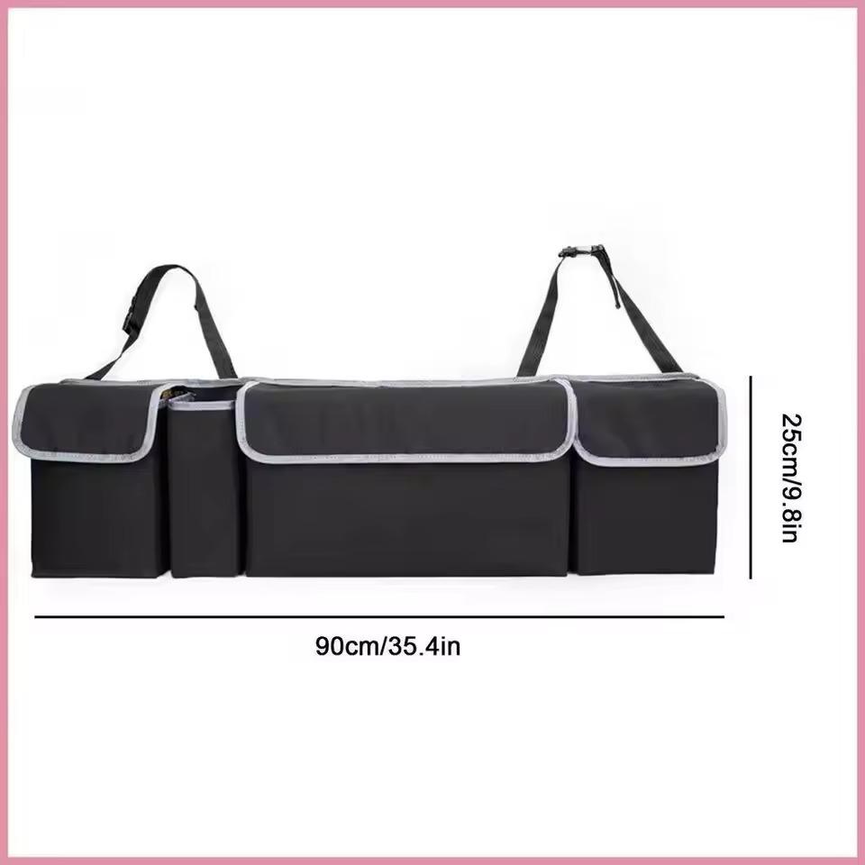Car Trunk Organizer Backseat Storage Bag High Capacity Multi-use Oxford Car Seat Back Organizers Automobile Interior