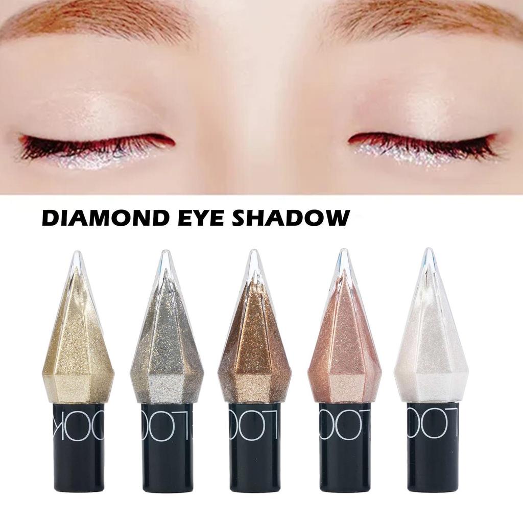 Professionelle Schimmernde Augenliner Kosmetik für Frauen Pigment Silber Roségold Farbe Flüssiger Glitzer Eyeliner Günstiges Make-up Kosmetikartikel