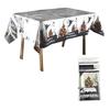 Bloody Table Cover Bloody Handprints Tablecloths Rectangle Scary Table Cover for Halloween Spooky Party Decorations