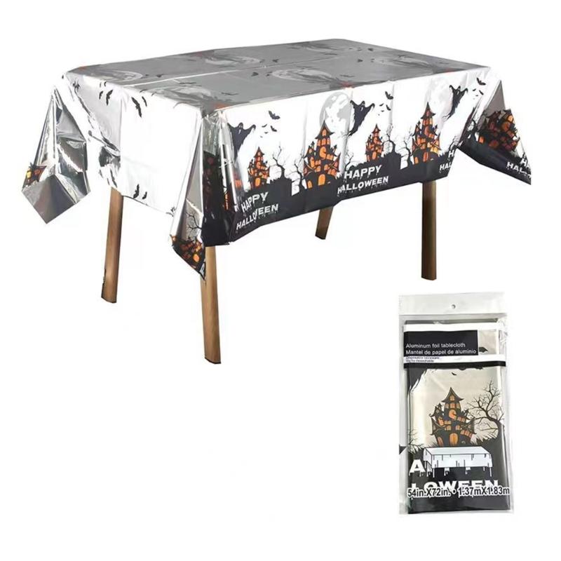 Bloody Table Cover Bloody Handprints Tablecloths Rectangle Scary Table Cover for Halloween Spooky Party Decorations