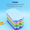 Honeycomb Silicone Ice Cube Tray with Lid
