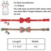 ADOGGYGO Christmas Cat Collar with Bowtie Bell - 2 Pack Red Green Cat Christmas Bowtie Collars