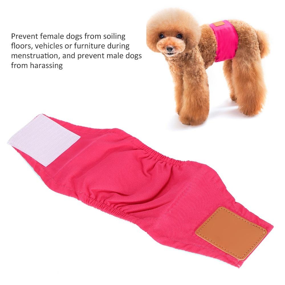 Solid Color Dog Sanitary Wrap Elastic Waist Puppy Safety Band Male Dog Belly Band House Training