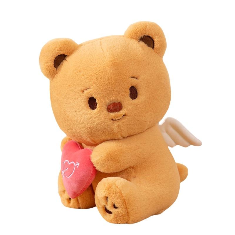 Cute Cute Angel Bear Doll Plush Toy Doll Children Sleeping with Pillow Gift Rag Doll