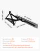 Tow Behind Dethatcher, 1525mm Tow Dethatcher with 32 Steel Tines, 3-Point Lawn Dethatcher Rake with Attachments for Tractor, Landscape Rake for