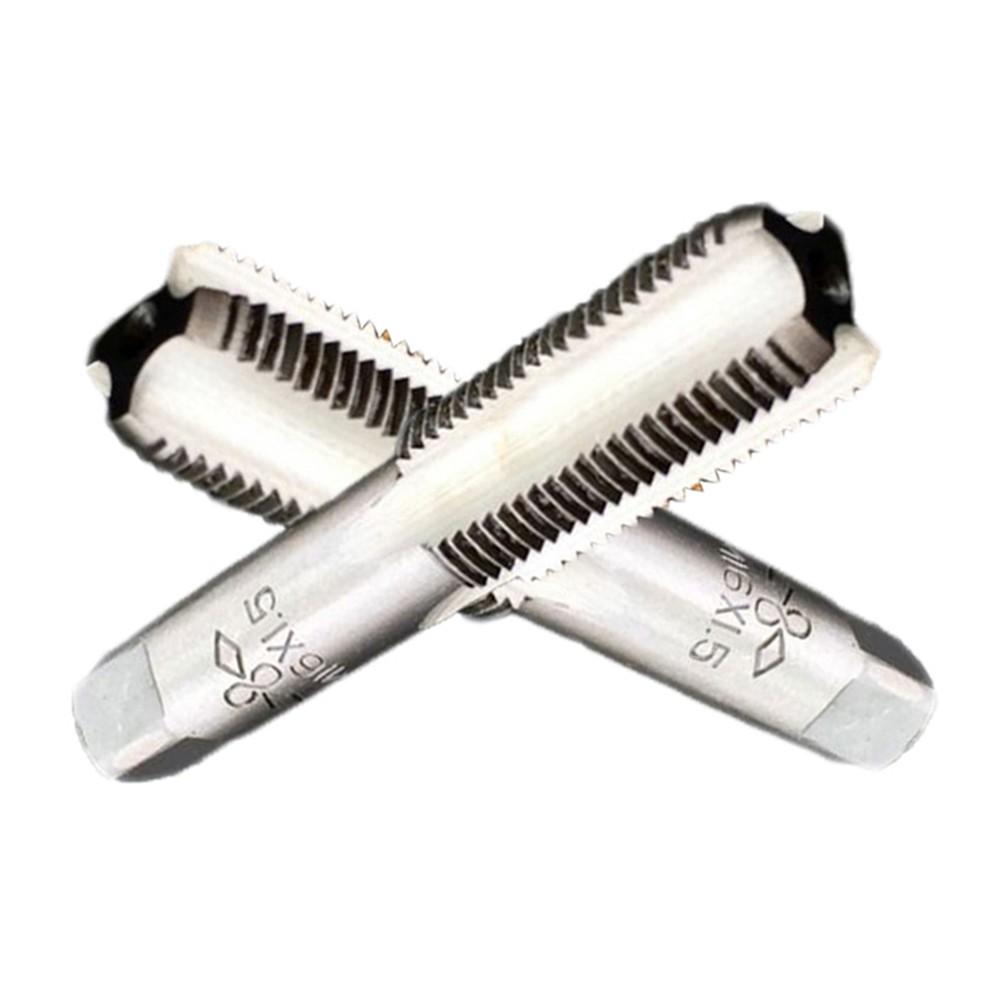 2pcs HSS 16mmx1.5 Metric Taper & Plug Tap Right Hand Thread M16x1.5mm Pitch