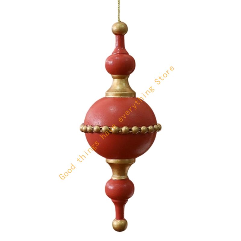 Retro Wooden Acorn Christmas Ornament User Friendly Holiday Decorations For Home Tree Window Mantels Decoration 55KF