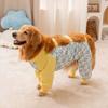 Adjustable Four Legged Dog Pants Cartoon Pet Outdoor Coverall  Outdoor Activities