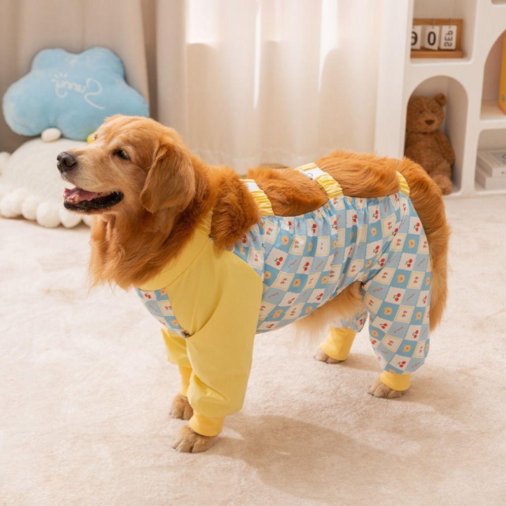 Adjustable Dustproof Dog Pants Breathable Pet Outdoor Coverall Waterproof Dog Pants Strolling
