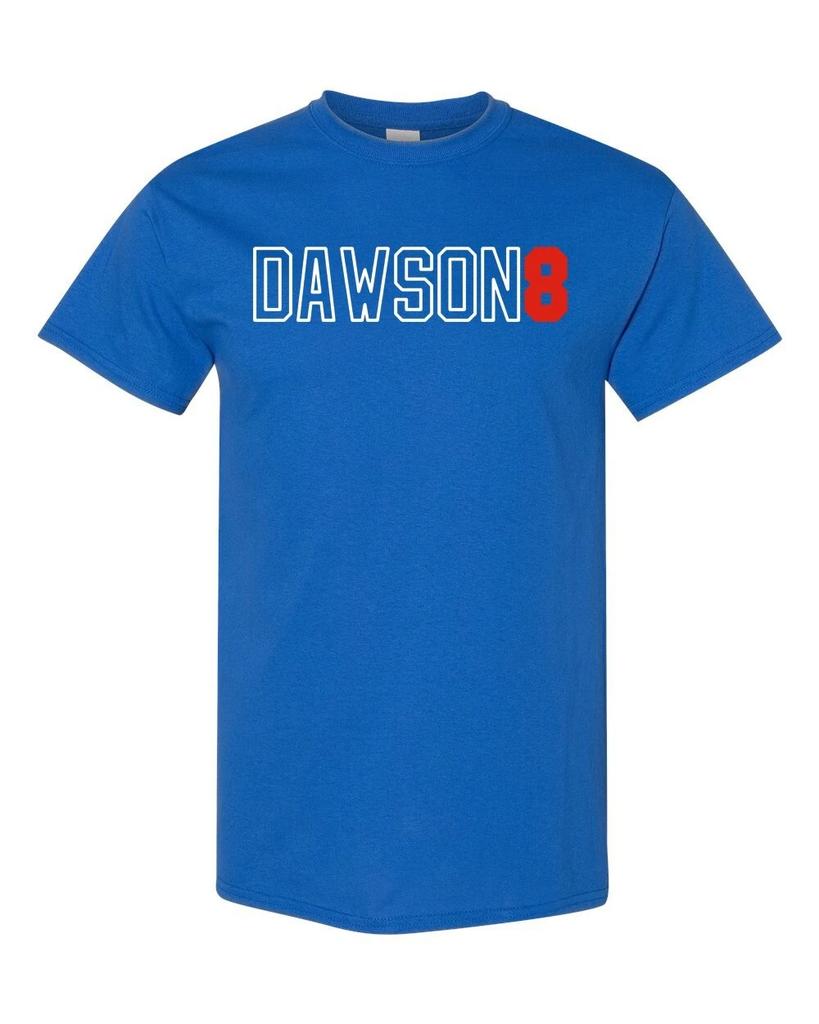 CHICAGO Name And Number Dawson #8 Unisex T-Shirt S-XL FREE S&H!