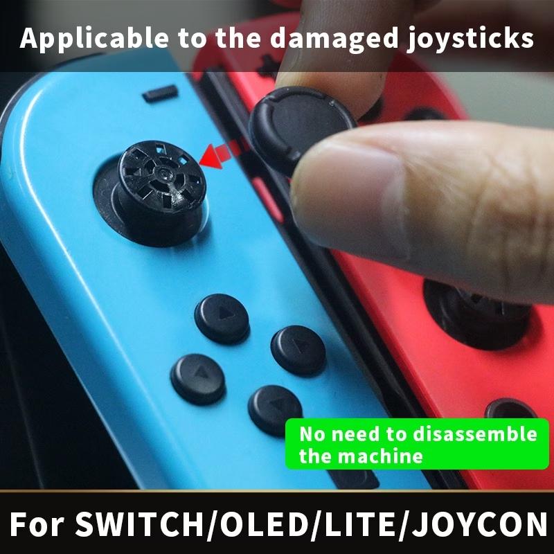 SWITCH Controller Joystick Replacement Accessory Set, Suitable for NS/OLED/Lite Original Controller Joystick Replacement Caps