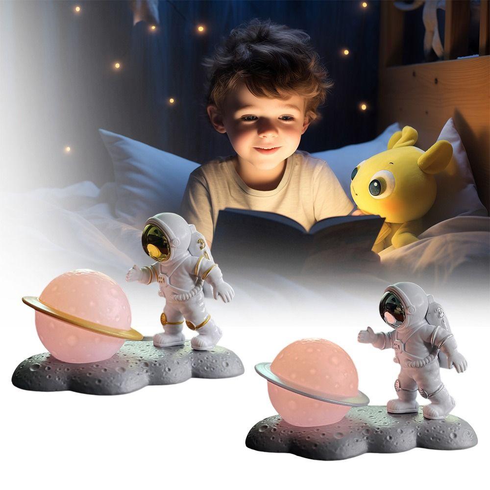 

ПВХ астронавт ночник светодиодные фигурки астронавтов милый космонавт Луна скульптура украшение дома