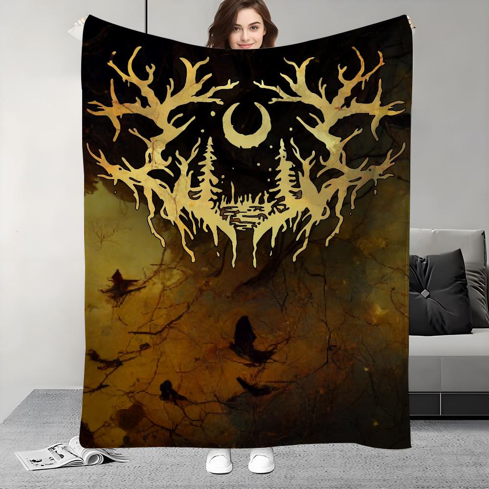 L-Lorna Shore Rock Band Music Blanket Design Lightweight  For Dorms, Naps, Living Room, Office,Sofa,All-Season