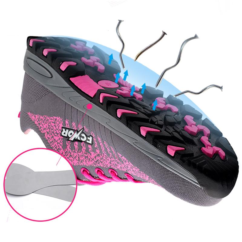 Scarpe antinfortunistiche indistruttibili da donna con puntale in acciaio, sneakers da lavoro da uomo, scarpe da lavoro antiperforazione, stivali da lavoro leggeri di sicurezza