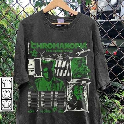 Tyler The Creator Chromakopia Schwarzes Kurzarm Unisex Shirt Vtg WA1794 Unisex T-Shirt