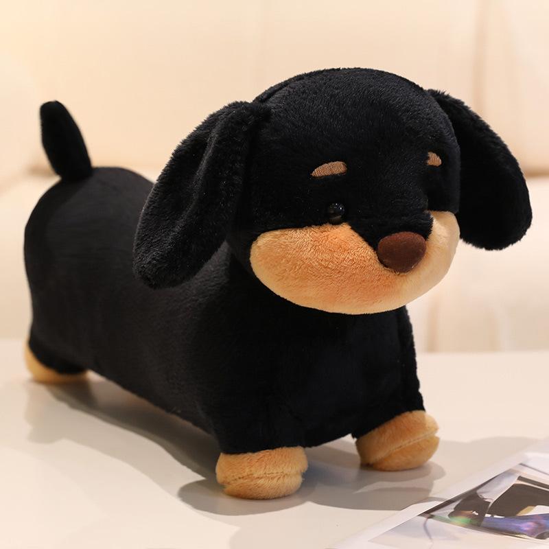 Cute Soft Dachshund Dog Doll Plush Toy Puppy Dog Doll Children Soothing Rag Doll Male Birthday Gift
