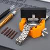 11-Piece Watch Repair Kit: Watch Press, Battery Replacement, and Link Replacement Tools