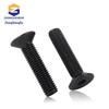 Grade 10.9 Black Countersunk Hex Socket Cap Screws: High-Strength M2, M3, M4, M5, M6, M8 Bolts