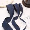 1Roll Versatile Bag Straps DIY Creative Handicrafts Light Blue Flexibility Cowboy Webbing Bag Straps Dark Blue Gift Packaging