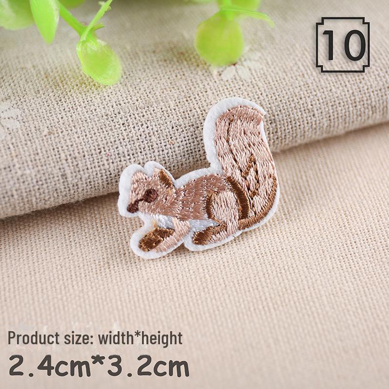 Adorable Small Animal Embroidery Patch for Children's Clothing