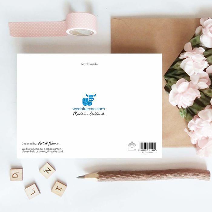 Carte de vœux - CL1789 - Anniversaire / correspondance - Papier 280 g/m² - 12,5×17,5 cm