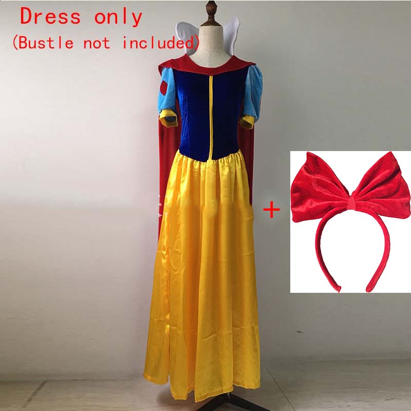 

Хэллоуин Классический Делюкс Костюм Принцессы для Косплея Взрослый Большой Размер S-4xl Платье Королевы из Сказки Наряды для Ролевых Игр для Взрослых M