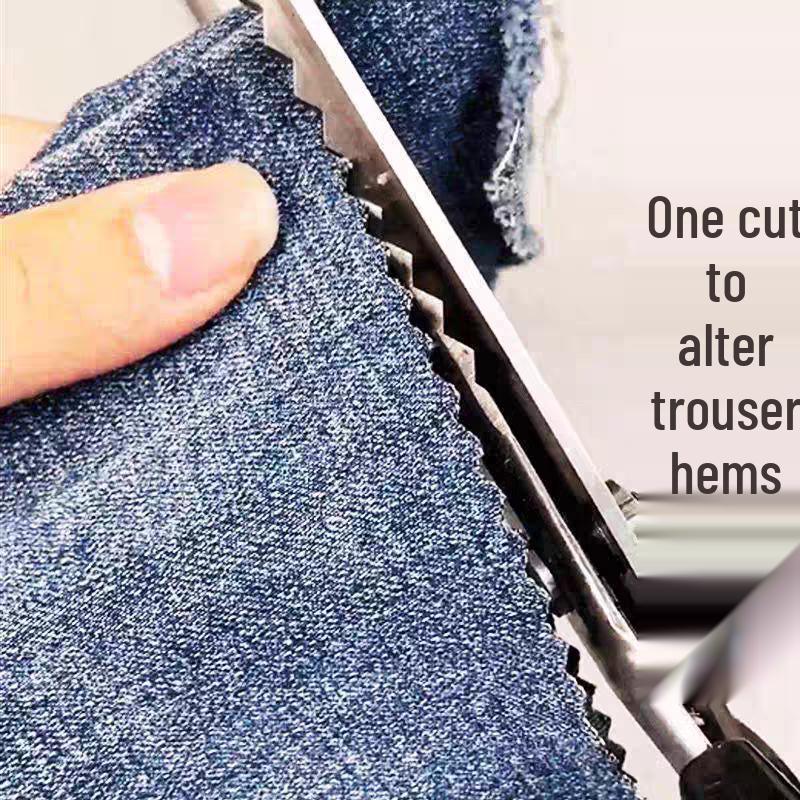 Lace Edge Locking Sewing Scissors, Tailor's Pinking Shears, Stainless Steel Fabric Scissors