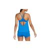 New Nike Essential Women's Layered Tankini Top Split Swimsuit Women's Blue NESSB219-458