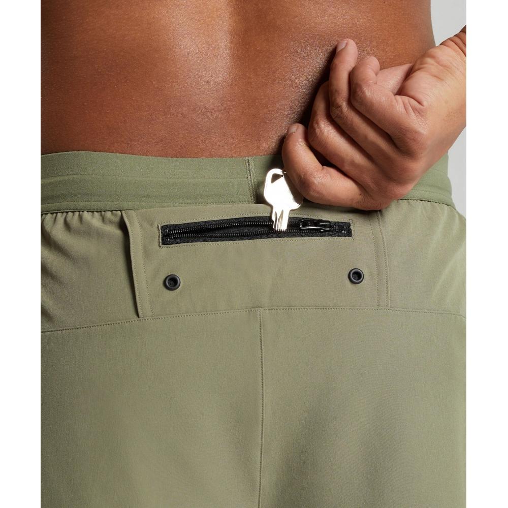 Gymshark Land To Water 6  Shorts Utility Green A5a6i Ecjp.